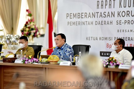 Ketua KPK RI Hadiri Rakor Pemberantasan Korupsi Terintegrasi Pemerintah Daerah di Sumut