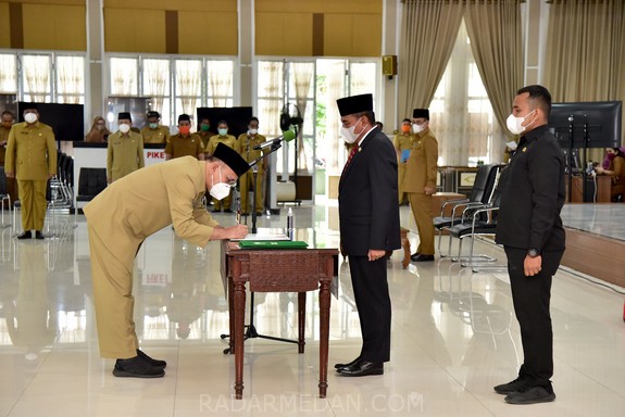 Gubernur Sumut Lantik 3 Pejabat Eselon II