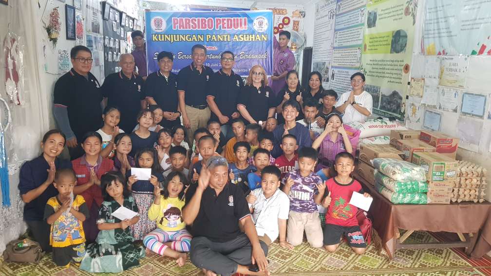 Sambut Rakernas ke-3, Parsibo Gelar Aksi Peduli Kasih di LKSA Cinta Kasih Medan