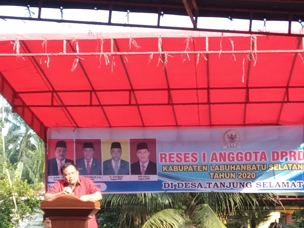 4 Anggota DPRD Labuhan Batu Selatan Reses di Tanjung Selamat