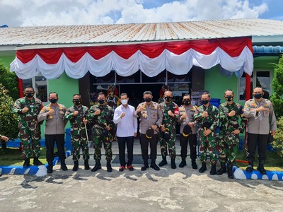 Kapolres Dampingi Kalemdiklat Polri dan Danjen Akademi TNI Tinjau Satlat Macan Latsitardanu XLI
