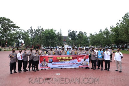 Polda Sumut Gelar Bhakti Sosial Serentak dalam rangka HUT RI ke 75