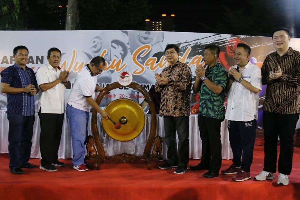 Walikota Medan Buka Kejuaraan Wushu Antar Pelajar Sumut