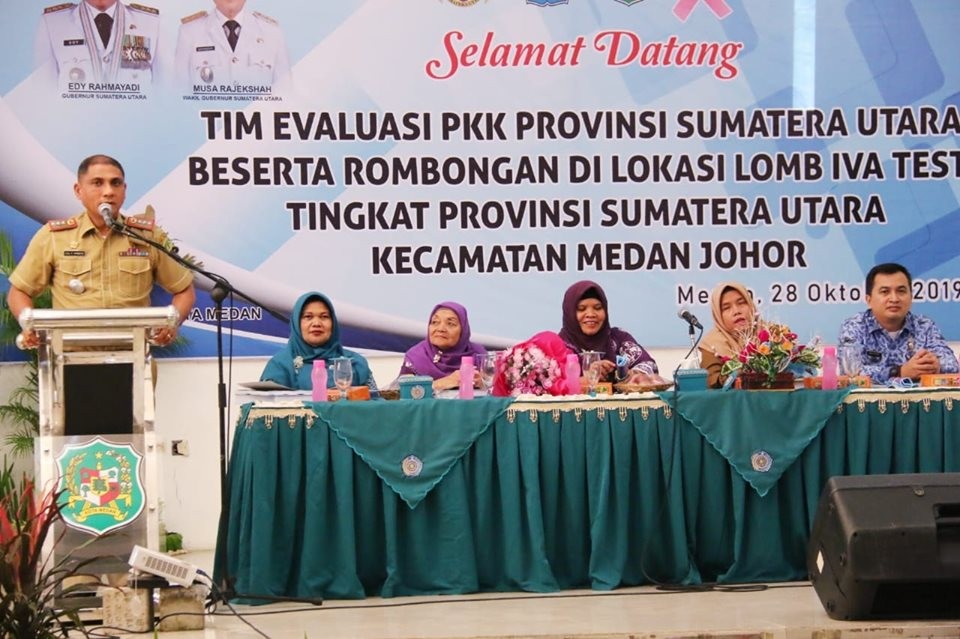 Medan Johor  Tiga Besar Lomba Inspeksi Visual Asam Asetat (IVA) Test Provinsi Sumatera Utara 2019