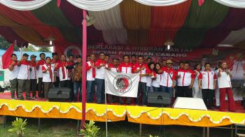 Pendukung Jokowi Deklarasi di Delitua