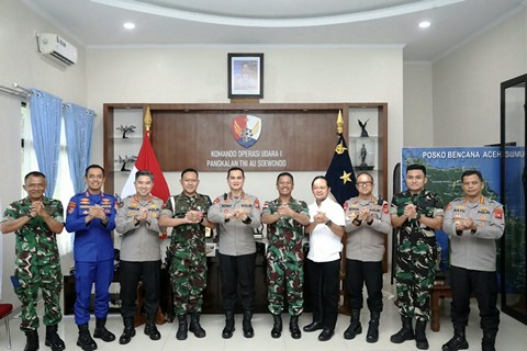 Jaga Sumut Tetap Kondusif, Kapolda Sonny Irawan Pererat Sinergi dengan TNI AU