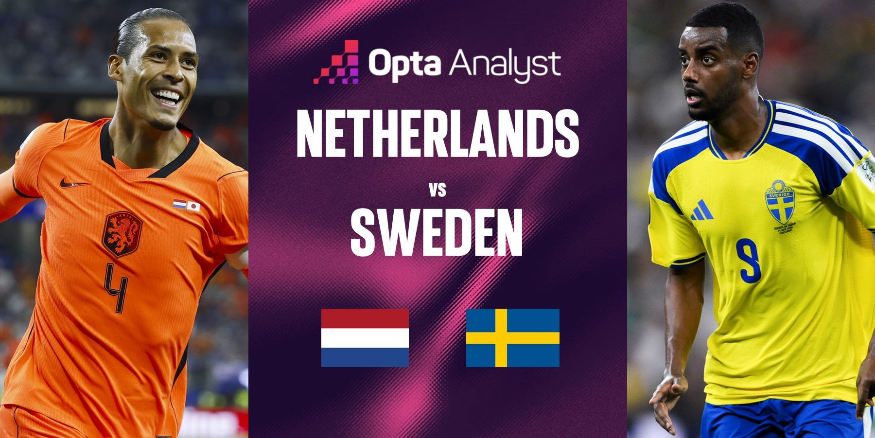 Belanda vs Swedia Matchday 2 Grup F Piala Dunia FIFA 2026 pada 21 Juni 2026 Pukul 00.00 WIB  