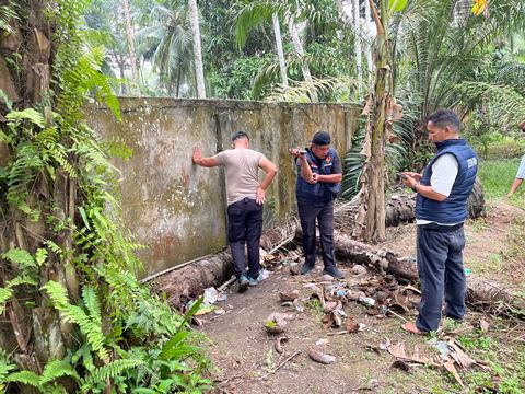 GSN di Kualuh Leidong, Sejumlah Orang Kabur! Polisi Hanya Amankan Bong dan Plastik Klip Kosong