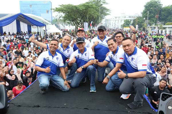 Ribuan Warga Meriahkan Car Free Day HUT Bhayangkara ke-79 di Merdeka Walk Medan