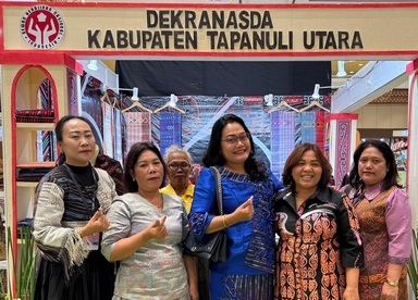 Dekranasda Tapanuli Utara Dukung Penguatan Ekonomi Kreatif dan Budaya Lewat Inacraft 2026