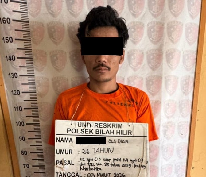 Bersama Rekannya Hendak Jemput Sabu, Dian Malah Kena Bekuk