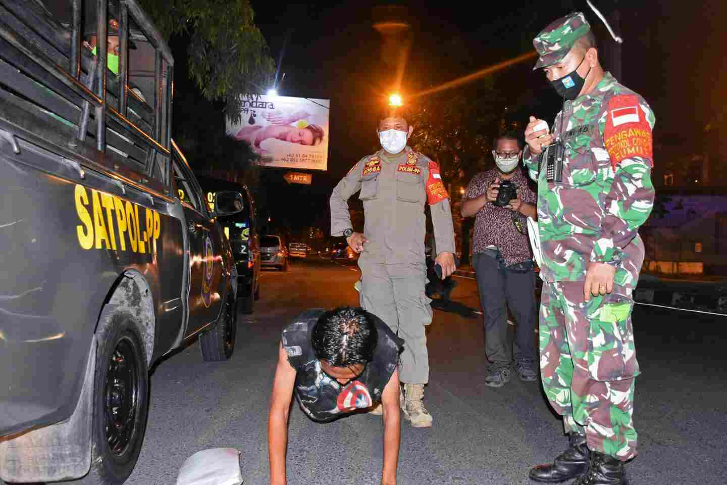 Lagi Berkenderaan Tidak Pakai Masker, Awas Kena Tilang Razia Gabungan