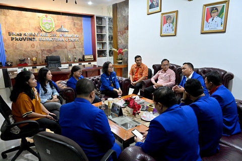 Diskominfo dan GAMKI Bangun Kolaborasi Dukung Visi Pembangunan Daerah Sumut