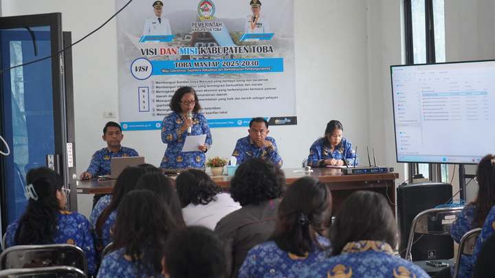 Pemkab Toba Genjot Satu Data, Seluruh OPD Diminta Lengkapi Data Prioritas 2025