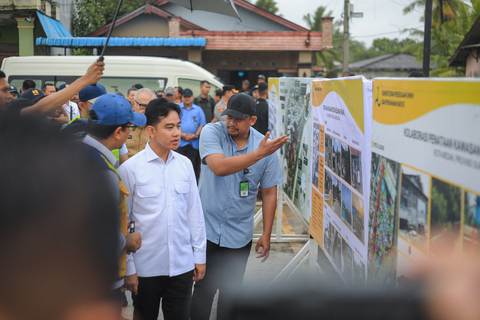 Wapres Gibran Tinjau Penataan Kawasan Medan Belawan Bahari