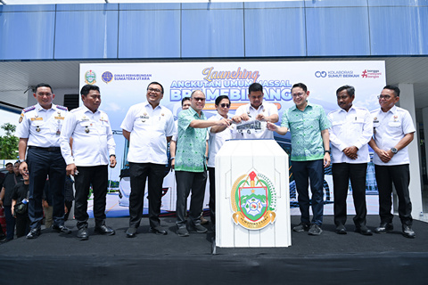 Gubsu Bobby Luncurkan BRT Mebidang, Siapkan Transportasi Terintegrasi dan Sekali Bayar