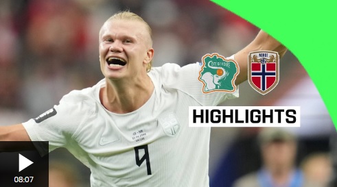 Norwegia ke Babak 16 Besar Singkirkan Pantai Gading dari Piala Dunia FIFA 2026  