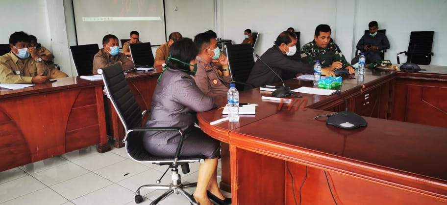 DPRD Karo Rapat kerja dengan Tim Gugus Tugas Bahas Penanganan Covid-19 