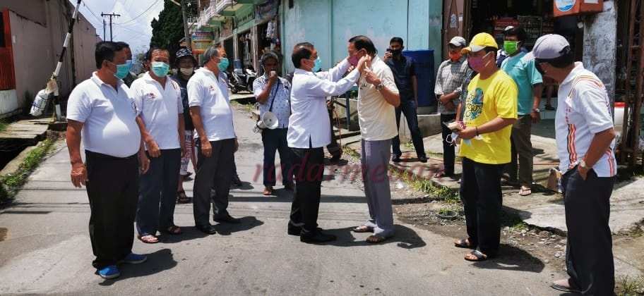 Bupati Karo Puji Warga Ketaren Mencegah Covid-19