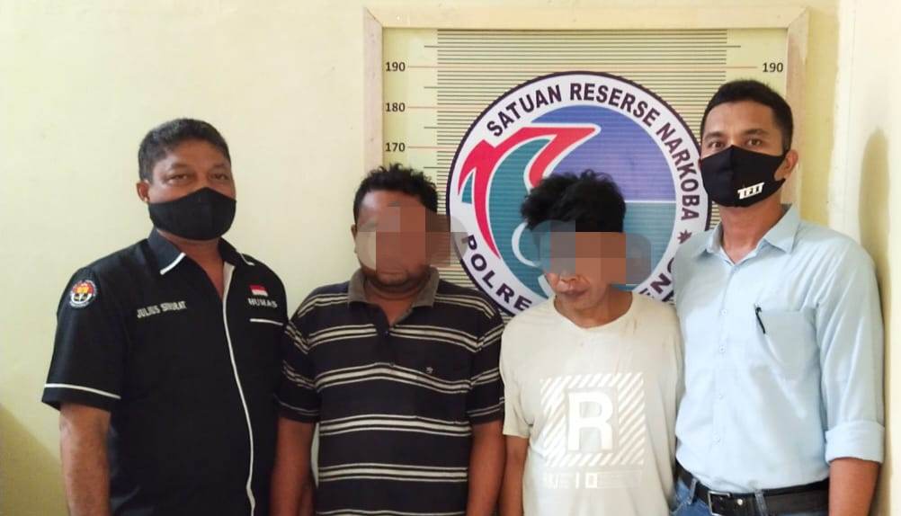 Polres Tapteng Tangkap DPO Tersangka Narkotika Tahun 2019 di Sebuah Gubuk