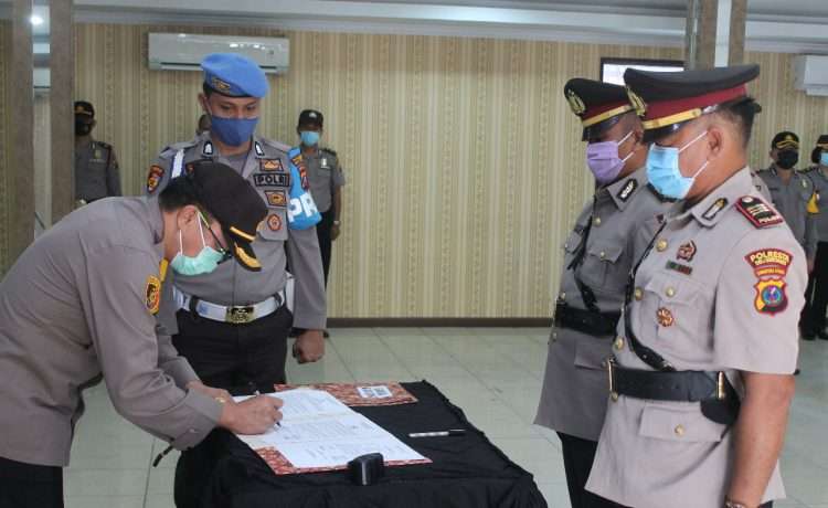 Tiga Kapolsek Polres Deliserdang Disertijabkan, Kapolres Sebut Agar Segera Menyesuaikan Diri