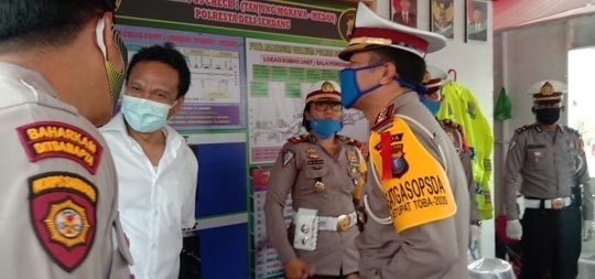 Terindikasi Mudik, Polda Sumut  Putar Balik 1400 Keendaraan