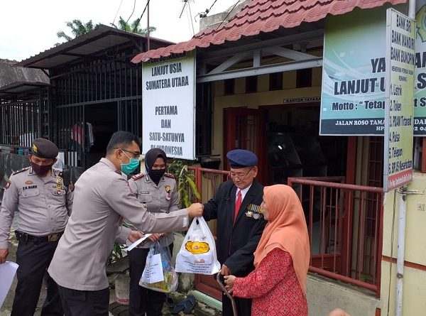 Purnawirawan Polri Dapat Perhatian dari Polsek Patumbak