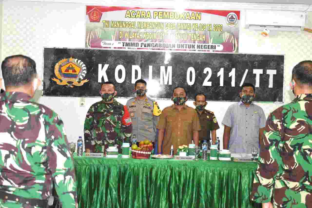 TMMD Tapteng Bangun Jalan Hotmix Dari Desa Baringin Menuju Hutatombak