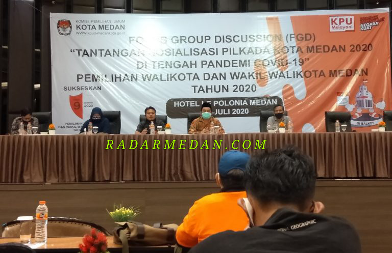 KPU Kota Medan Sampaikan Tahapan Pilkada 2020 Komitmen Ikut Program Protokol Kesehatan