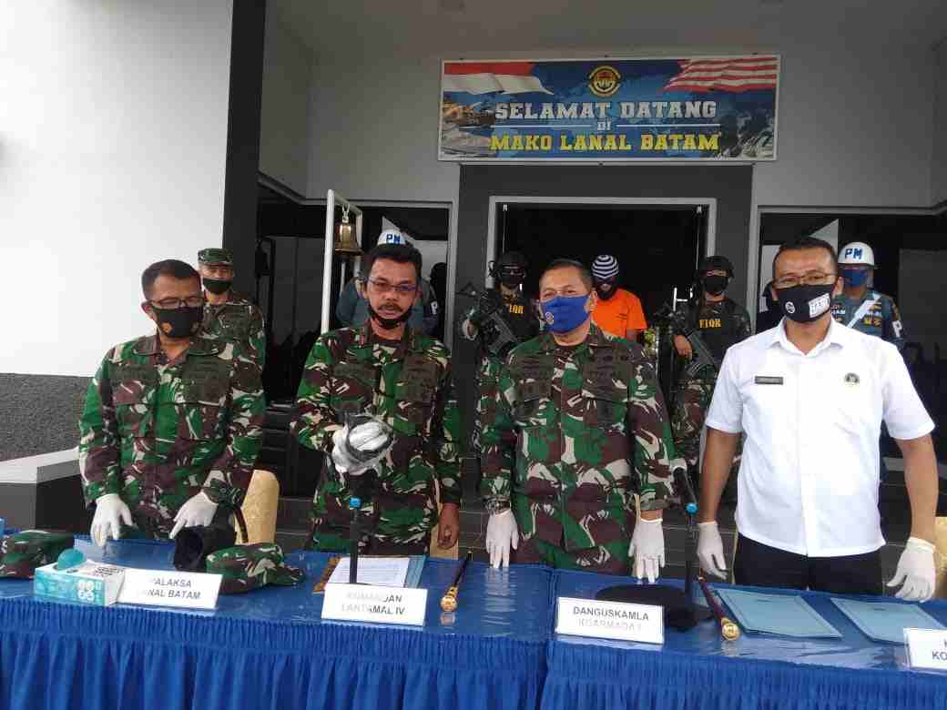 F1QR Lanal Batam Ungkap 0,5 Kilogram Sabu Diduga dari Malaysia
