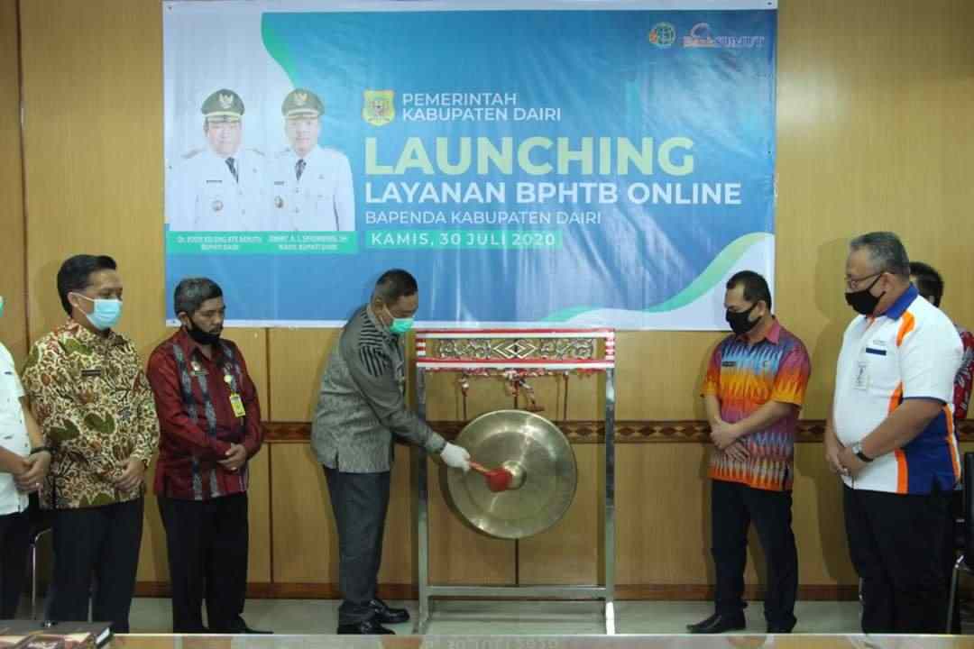 Pemkab Dairi Launching Layanan BPHTB Online Host to Host