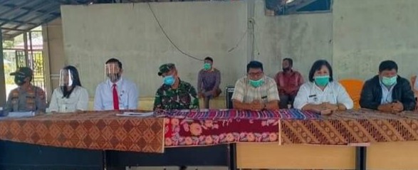 Wakil Bupati Karo dan Kejari Karo Pantau Penyaluran BLT DD, di Desa Sempajaya