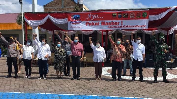 Pemkab Karo Laksanakan Program Gerakan Kampanye Pakai Masker Nasional