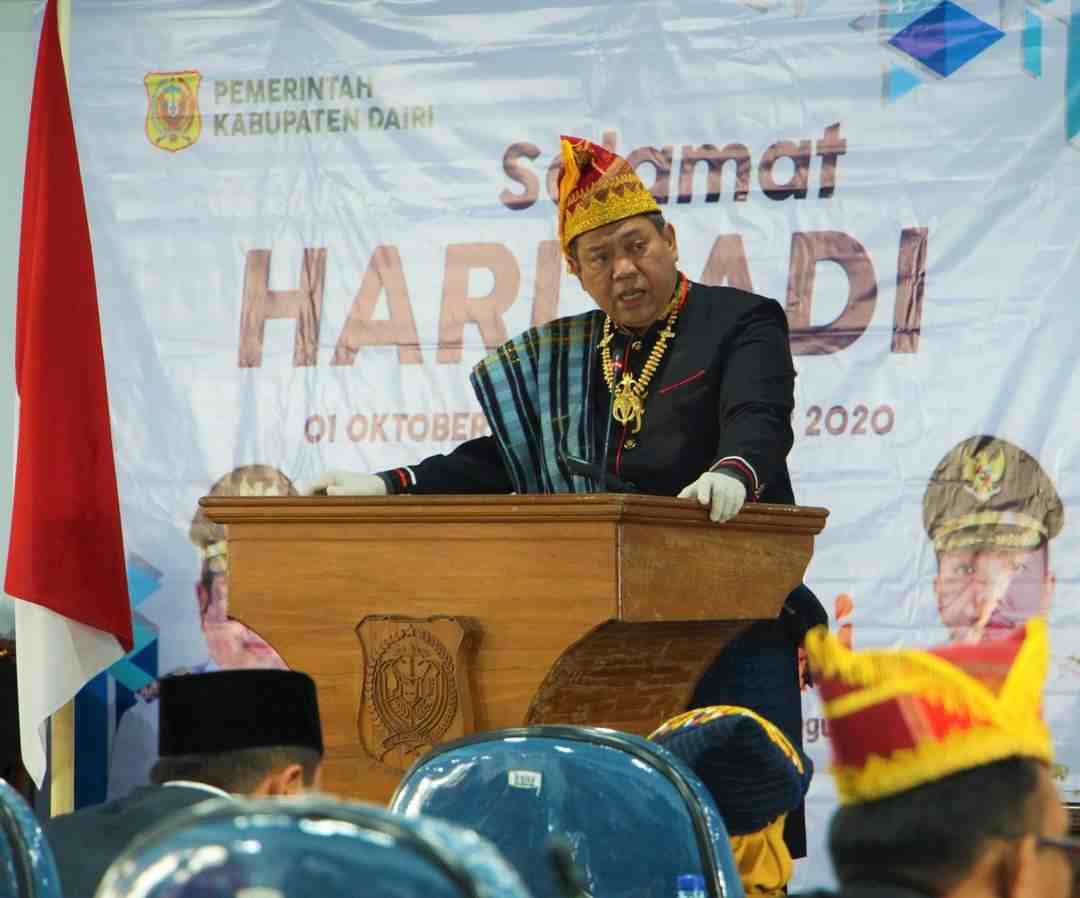 Sidang Istimewa DPRD Hari Jadi Dairi ke-73 Tahun 2020, Ini Yang Disampaikan Bupati Dairi