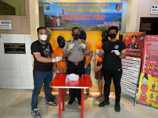 Unit Reskrim Polsek Medan Kota Grebek Kampung Narkoba di Wilkumnya
