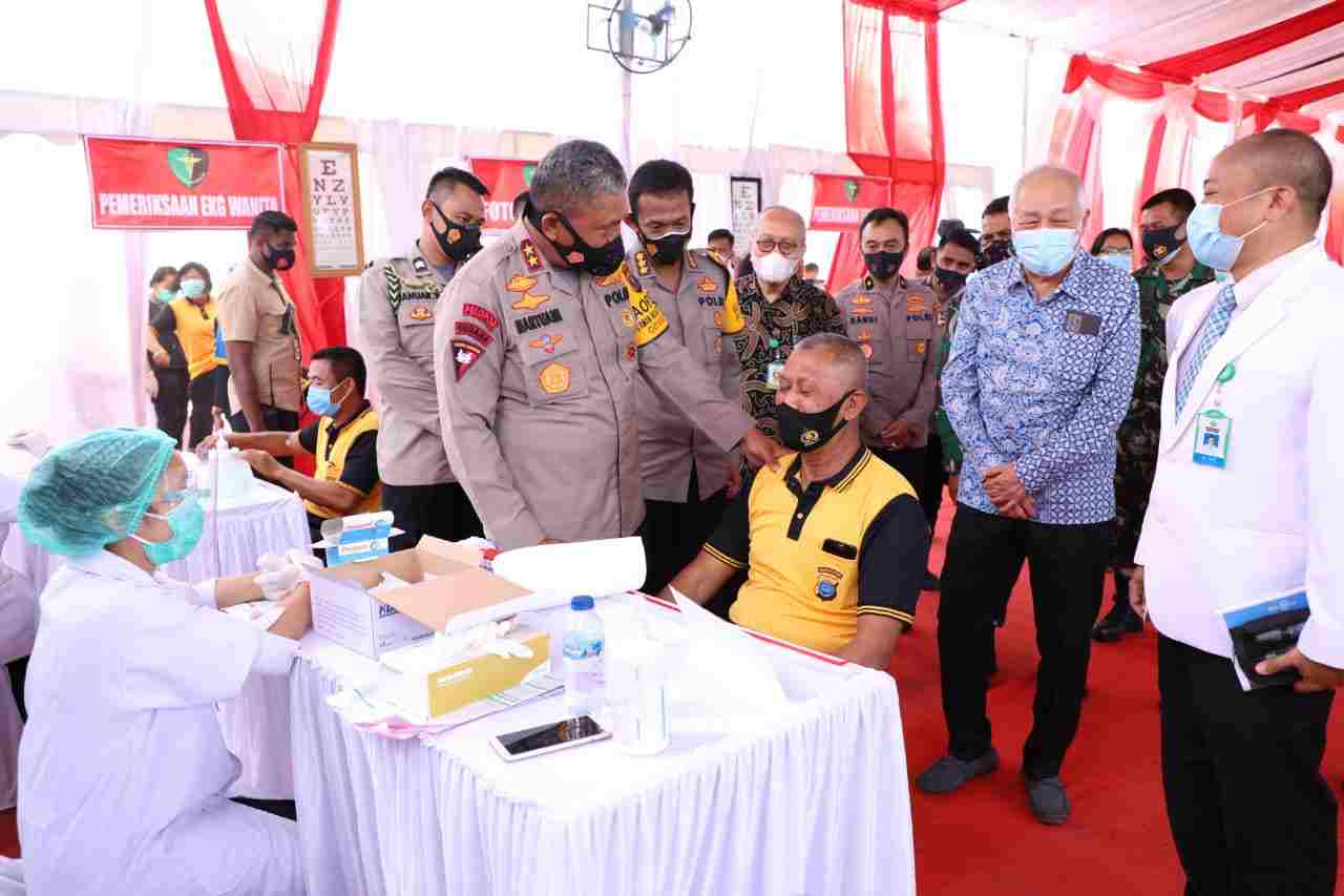 Launching Medical Check up, Kapolda Sumut Ingatkan Personil Rajin Olahraga Dan Jaga Kesehatan