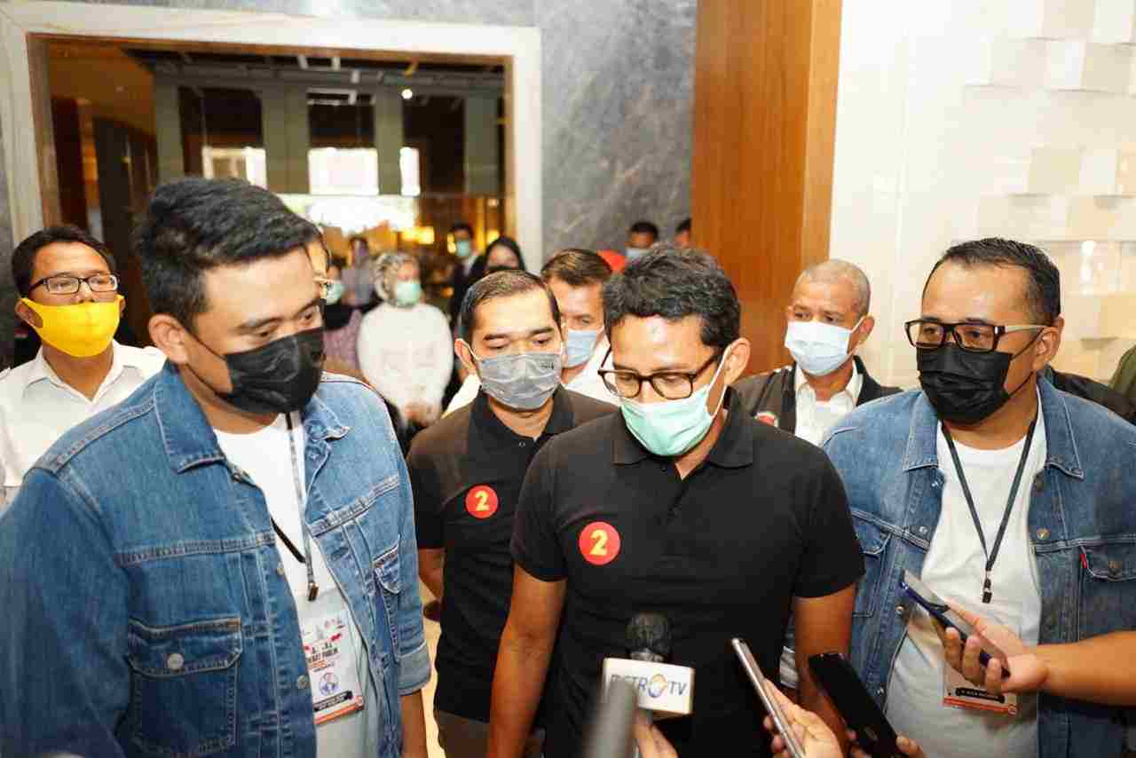 Sandiaga Uno Titip Pesan Pergerakan Ekonomi ke Bobby Nasution