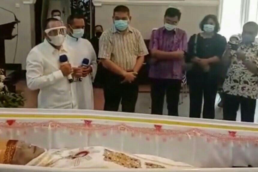 Gubernur Sumut Sampaikan Duka Cita Atas Wafatnya Mgr Dr Anicetus Bongsu Sinaga OFMCap