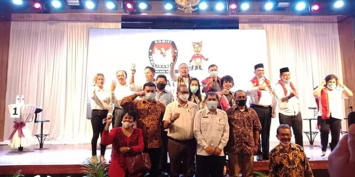 Bupati Karo Hadiri Debat Pertama Calon Bupati dan Wakil Bupati 2020 di Medan