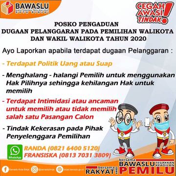 Awasi Praktik Politik Uang, Bawaslu Kota Binjai Tengah Aktif Patroli Sejumlah Lokasi