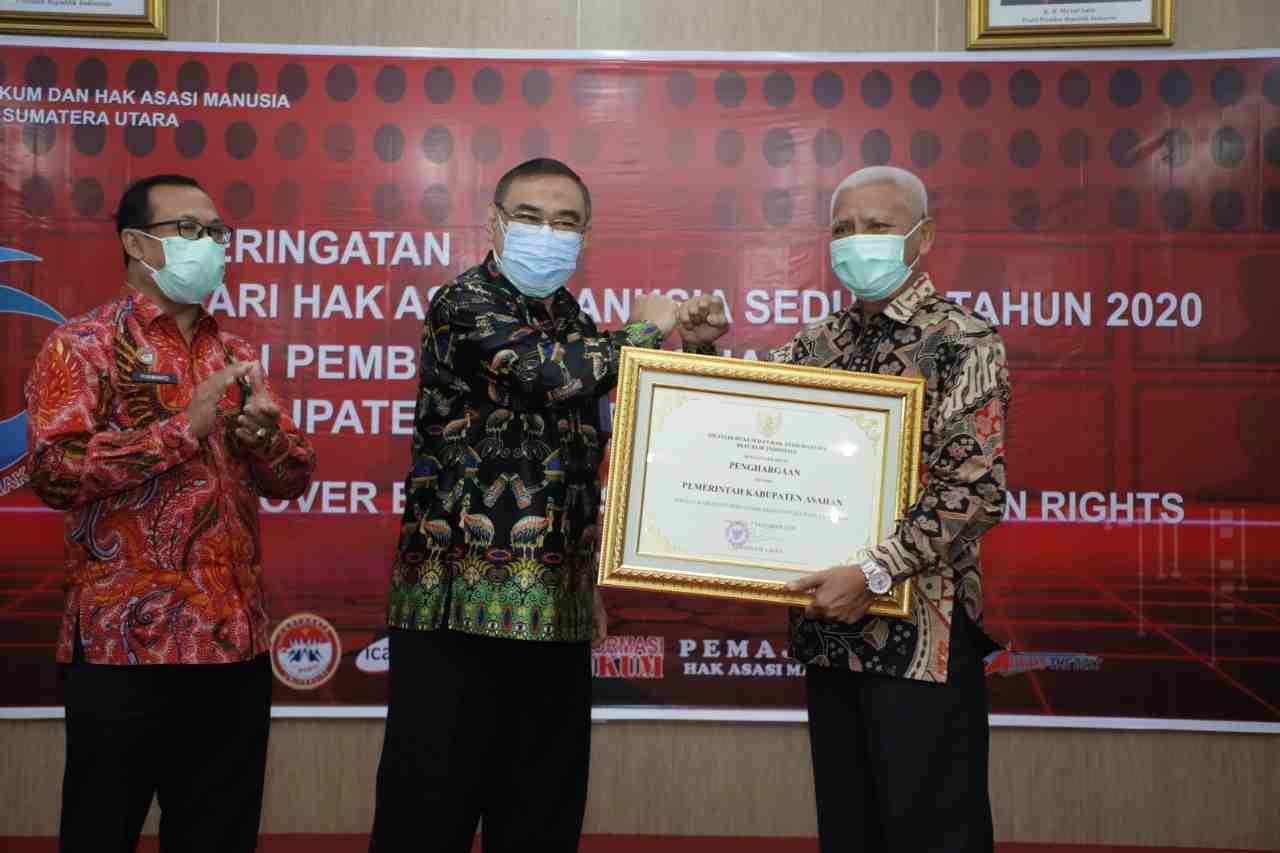 Asahan Kembali Raih Penghargaan Peduli HAM Berturut Empat Kali