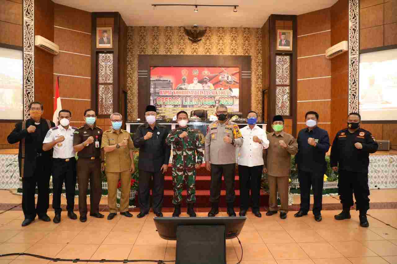 Kapolda Sumut Pimpin Rapat Lintas Sektoral Ops Lilin Toba 2021