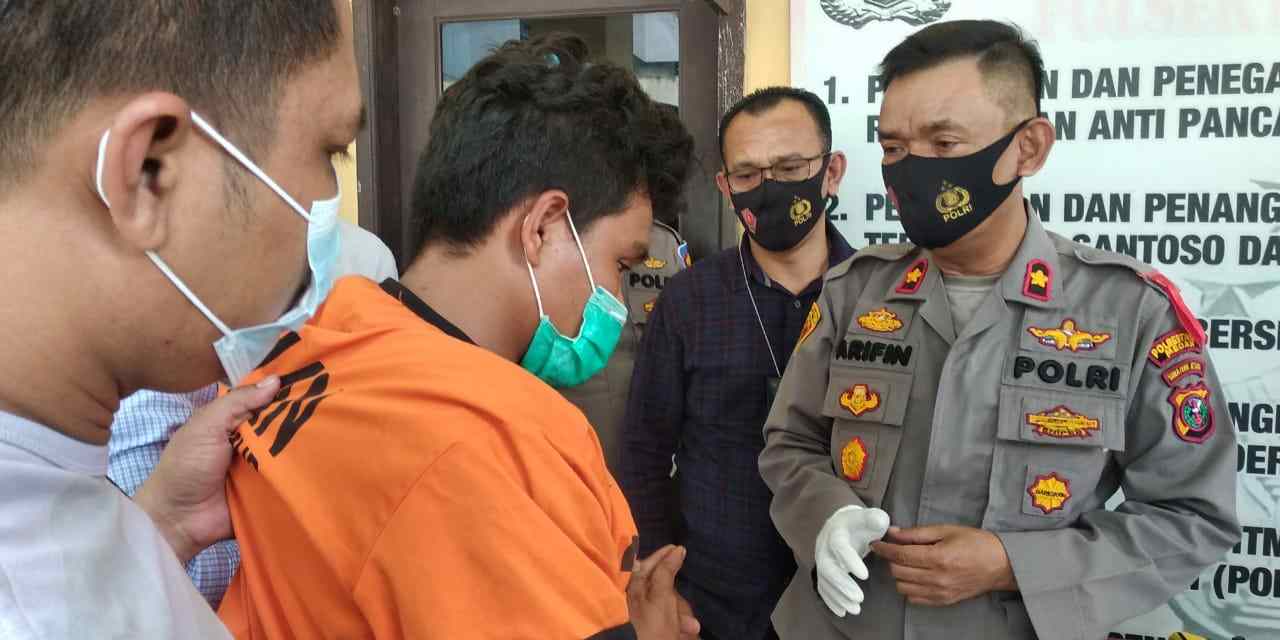 Reskrim Polsek Medan Timur Ringkus Seorang Pria Pencuri Kotak Infaq di Mesjid Al-Amin Medan