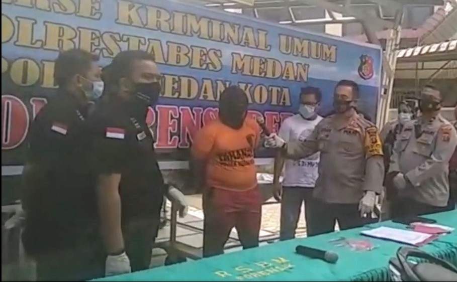 Residivis Pencurian dengan Kekerasan di Kota Medan Ditembak Mati Unit Reskrim Polsek Medan Kota