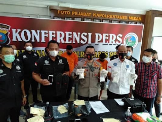 Sat Res Narkoba Polrestabes Medan Gagalkan Peredaran Narkoba di Kota Medan