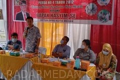 Ketua DPRD Kota Medan Sosialisasi PERDA 04 2012 Tentang Sistem Kesehatan Kota
