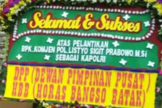 Keluarga Besar Horas Bangso Batak Ucapkan Selamat Atas Pelantikan Kapolri Listyo Sigit Prabowo
