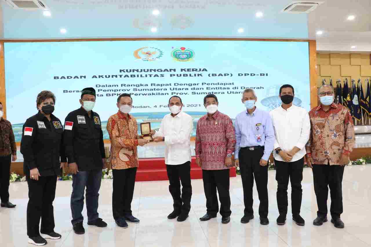 Berkunjung ke Sumut, DPD RI Minta Keterangan IHPS I Tahun 2020 kepada Pemko Siantar