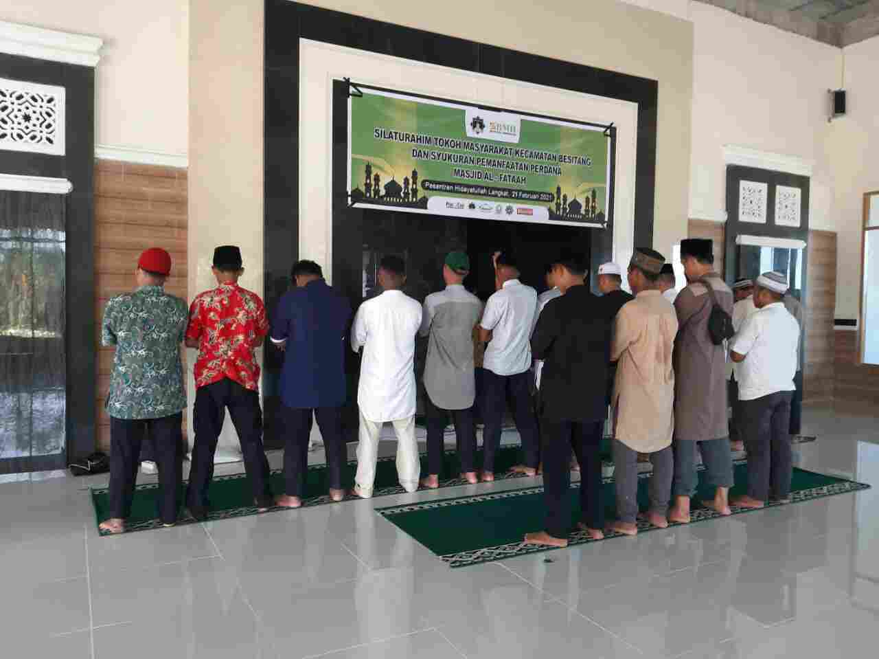 Bersama Hidayatullah Langkat, BMH Gelar Syukuran Penggunaan Perdana Masjid Al-Fatah