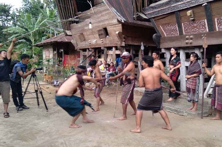 Akan Tayang di Bioskop, Pembuatan Film Simataniari Ramaikan Desa Simatupang dan Paranginan